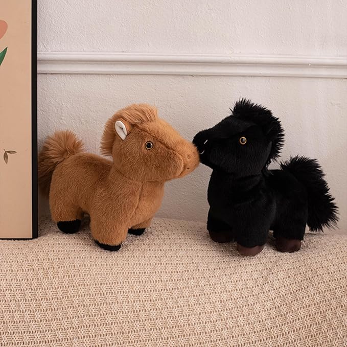 Stuffed Animal Cute Horse Plush Soft Plushies Toys.