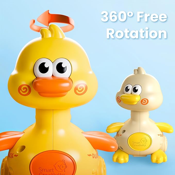 Press to Go Duck Car Toys for Toddlers