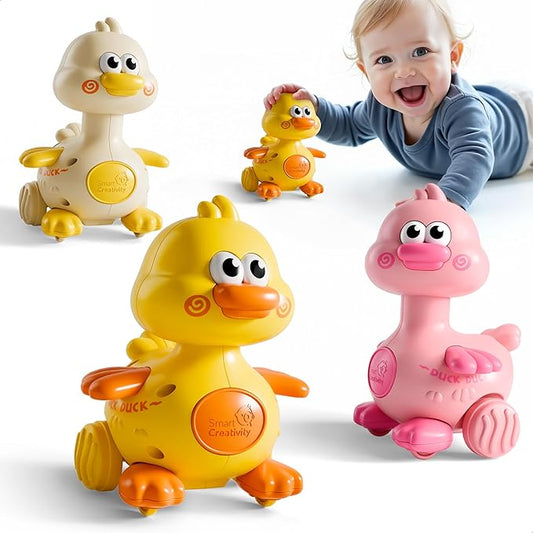 Press to Go Duck Car Toys for Toddlers