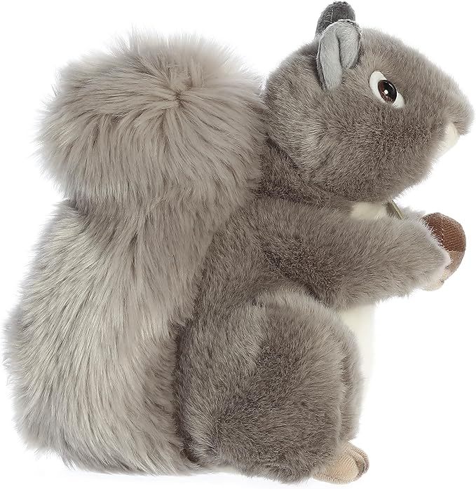 World Miyoni Grey Squirrel Plush.